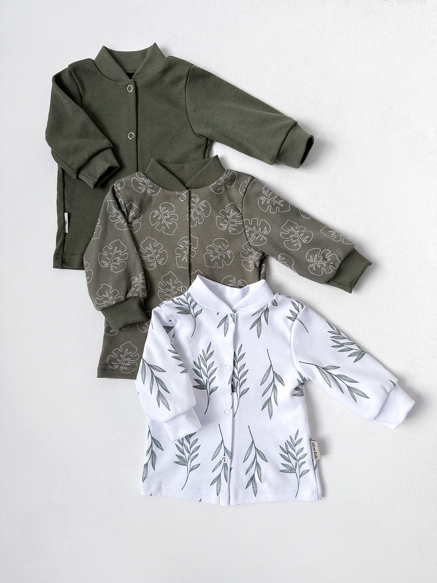 Набор 3 предмета кофточка на кнопках коллекция "Silver Kids"