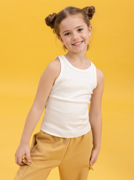 Майка детская  “Silver Team” (104, Молочный)