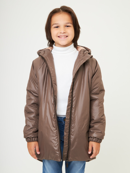 Куртка демисезонная детская «Рори» (122, шоколад)